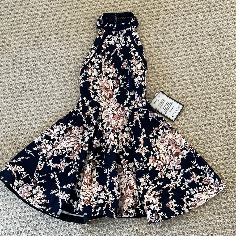 Design Floral Skater Dress